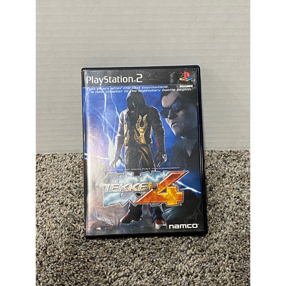 Video Game Sony PS2 Tekken 4 NTSC-J Fighting Namco Blue One Size Excellent
